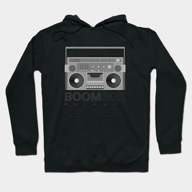 Boombox Hoodie by CuriousCurios